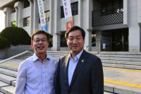 홍철호 의원 “유정복 인천시장에 김포지하철 연장 건의”