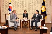 정의화 의장, 핵감축을 위한 네트워크(PNND) 관계자 접견
