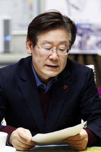 이재명 성남시장 “선거 때 되었나”