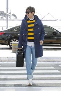 [배틀룩] 이민호, 니트부터 더플 코트까지..'숨막히는 기럭지'