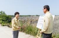 박근혜 대통령, 강화군 가뭄현장 방문