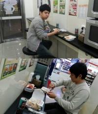 '외모지상주의' 박태준-'복학왕' 기안84, 편의점 먹방 인증샷.."살 좀 빼야지"