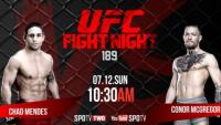 'UFC 189' 멘데스 맥그리거 챔피언 매치 급관심...조제 알도 불참 사연은?  SPOTV 생중계 