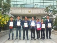 천안시 선거구 증설 범시민협의체, 선거구 획정위에 시민 서명부 전달