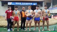 전주대, 전국체육대회 씨름 대학부 개인전 금 1, 은 1, 동 2 획득