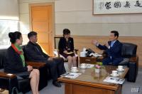 윤장현 광주시장, 中 만영그룹 스가이칭 회장 일행 접견