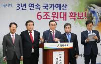 전북도 내년 국가예산 6조568억원…3년 연속 6조원대 확보