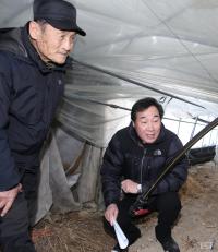 [현장스케치] 이낙연 전남지사, 장성 남면 폭설피해 현장 방문