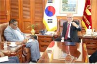 한국섬유산업연합회 성기학 회장, 신임 주한 에티오피아 대사 접견