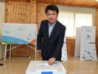 이희진 영덕군수, 사전투표 참여