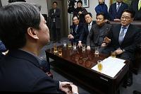 연립정부론 '동상이몽'…안철수·박지원 불안한 동거