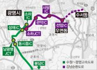강남순환도로 소하동(광명)~우면동(서울) 구간 7월 3일 개통