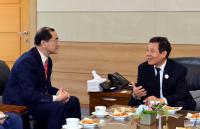 쑨시엔위 駐광주 중국 신임 총영사, 윤장현 시장 예방