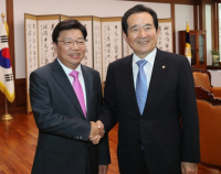 권선택 대전시장, 정세균 국회의장 방문