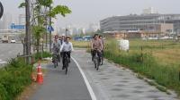 이충재 행복청장 자전거 출근 '눈길'