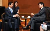 박원순 서울시장, 싱가포르 국가개발부 장관과 친환경적 도시개발 전략 논의