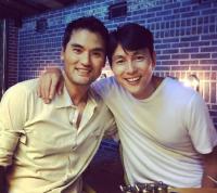 박찬호·정우성, 의외의 케미 조합? '훈남 형제' 등극 