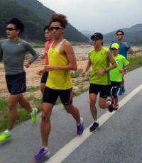 옥천군청 육상팀, 속리산서 전지훈련