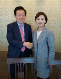 하남 김시화 위원장, 국회 예결위원장 만나 지하철 예산 요청