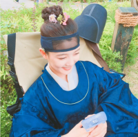 김유정, '구르미그린달빛' 촬영 휴식 인증샷 공개 "라온이 가득 차는구나"