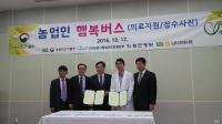 전북농협, 부안서 '농업인 행복버스' 운영