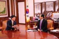 황명선 논산시장, 국비 확보 위해 국회 방문