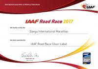대구국제마라톤대회, 5년 연속 'IAAF 실버라벨' 획득