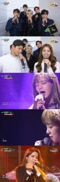 ‘뮤직뱅크’ B1A4 파격 1위 공약 “구르미그린달빛 한복입고 노래”