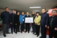 구미시, 서문시장화재 피해상인 돕기 성금 전달