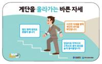 부산시청사 내 건강계단 조성으로, 걷기 분위기 만든다