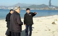 김충관 창원시 제2부시장, 해양관광개발사업 주요사업장 점검