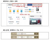 국립해양조사원 누리집, 해양정보 콘텐츠, 디자인, 서비스 정비 