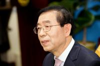 박원순 서울시장, 대구시청서 기자간담회 열어