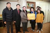 김영만 옥천군수, 설 명절 사회복지시설 위문