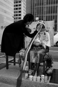 부산민예총, 부산소년상지킴이 예술시위 진행