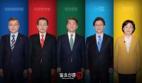 사드강행 입장 공개질의, 文·安·沈 미묘한 '온도차',  洪·劉  답변 '거절'