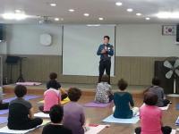 천안 신안파출소, 신안동주민센터서 보이스피싱-성범죄 예방 홍보