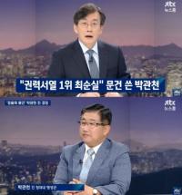 '손석희 뉴스룸' 박관천 전 경정, "정윤회 문건 8가지 버전 있다" 폭로 