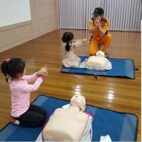 천안동남소방서, 유치원생 심폐소생술 교육