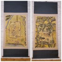 ‘청주읍성도, 상당산성도’모사화 눈길