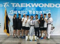수성구청 여자태권도, 금3, 동2, 대회 2연패 달성