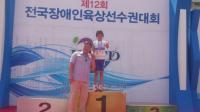 세종시 장애인 육상선수단,  금3 은2 획득