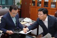 권선택 대전시장, 이해찬 의원 등에 현안 사업 지원 요청