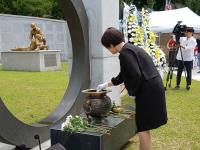 충남동부보훈지청, 개미고개 6.25전쟁 격전지 추모제 참석
