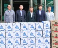 영동군의회, 괴산군의회에 수해 구호물품 기탁