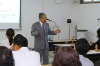 박명호 총장, 계명문화 시니어기술창업센터 교육생 특강