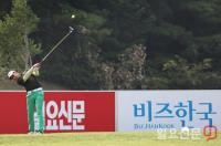 ‘일요신문배 경기도 초중고등학생 골프 대회‘  티샷 하는 초등부 참가 선수