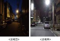 유성구, 노후 보안등  LED로 전면 교체