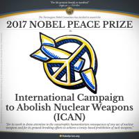 노벨평화상 ‘핵무기폐기국제운동’ 수상…“핵보유국 반대 속 핵무기 금지 위한 노력 공로”