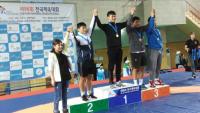 경성대 레슬링부, 전국체육대회에서 전 체급 메달 획득